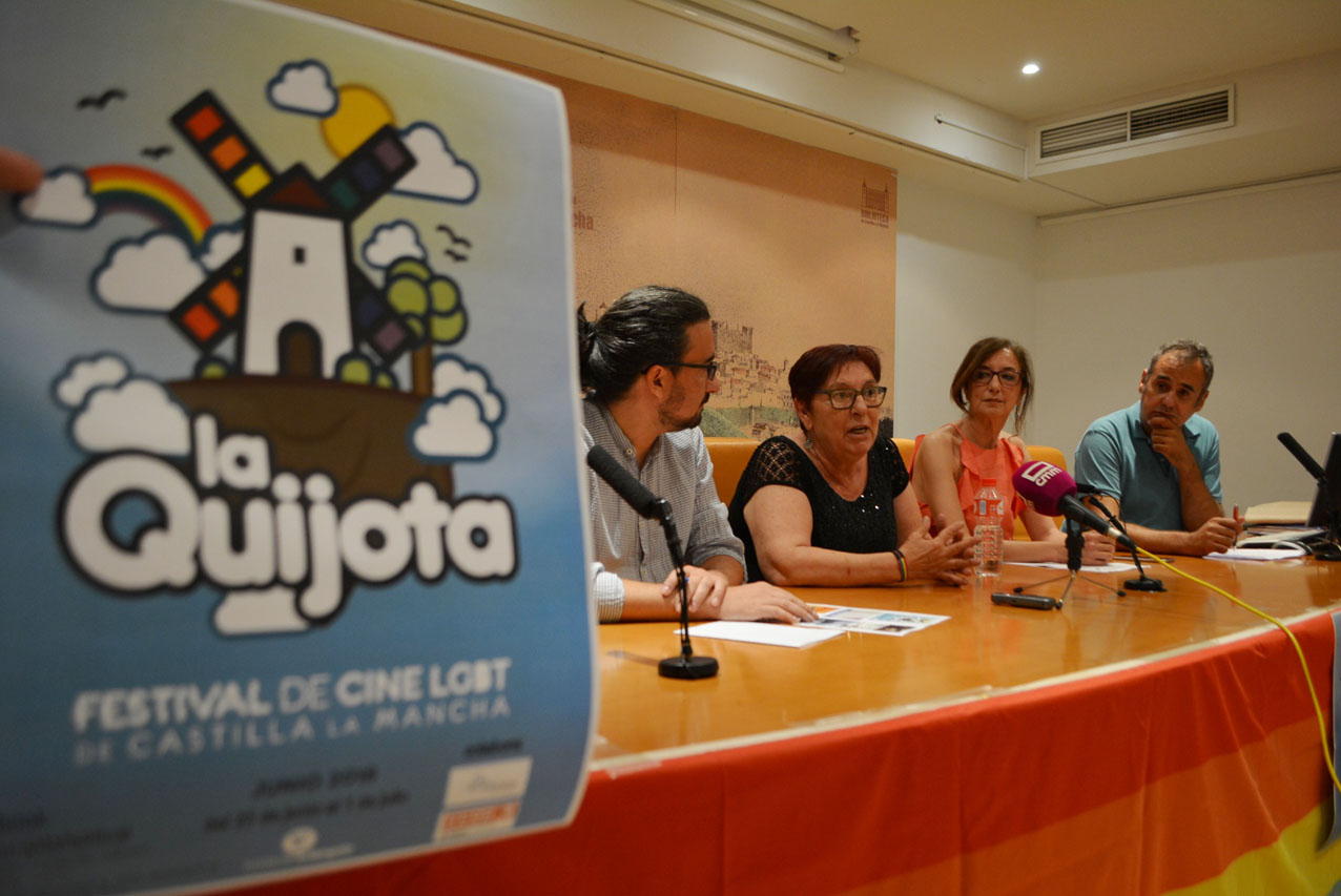 Presentación del festival cine LGTB, La Quijota.