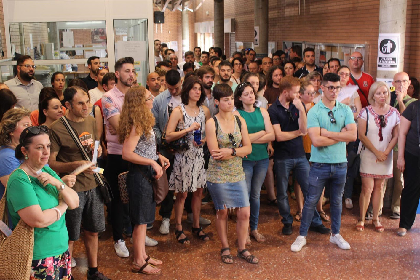 oposiciones Algunos de los opositores que este año optaron a una plaza de profesor.