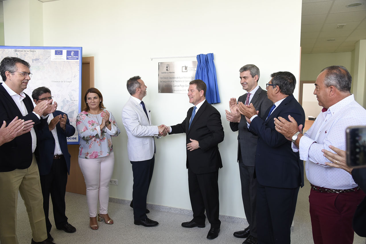 Inauguración de la depuradora de "La Sagra Baja".