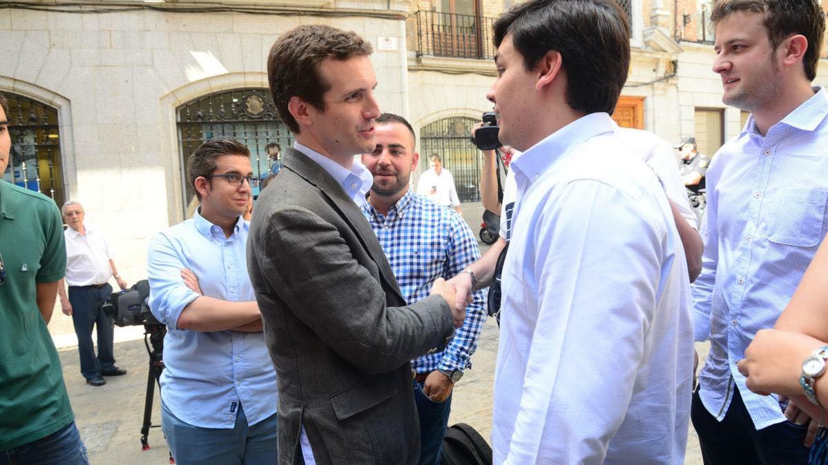 Pablo Casado y Gonzalo Esperanza en Toledo