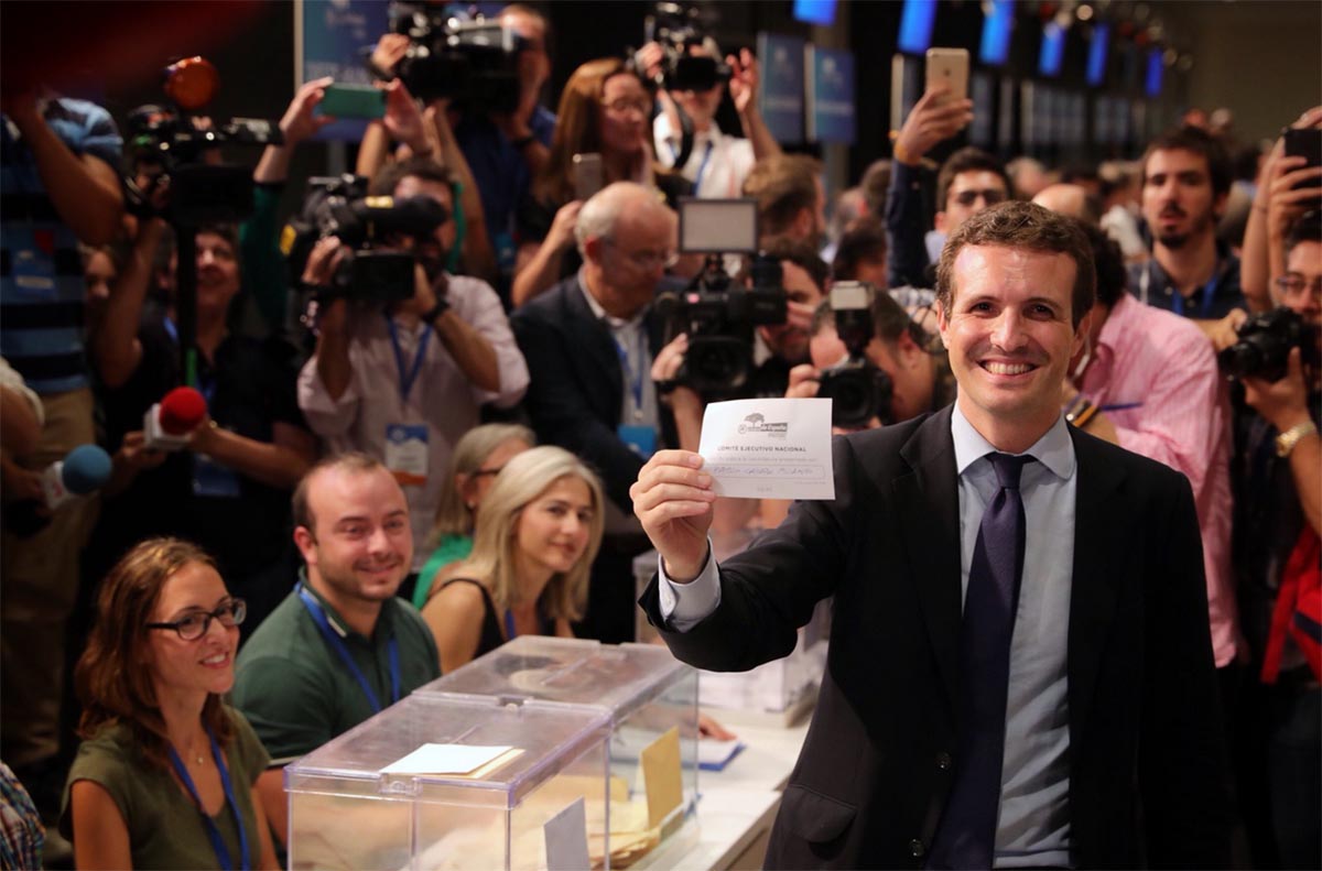 Pablo Casado (37 años), nuevo presidente del Partido Popular