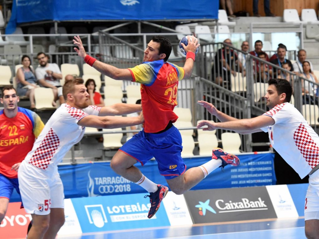 Ángel Montoro se ha colgado el bronce con la Selección de Balonmano