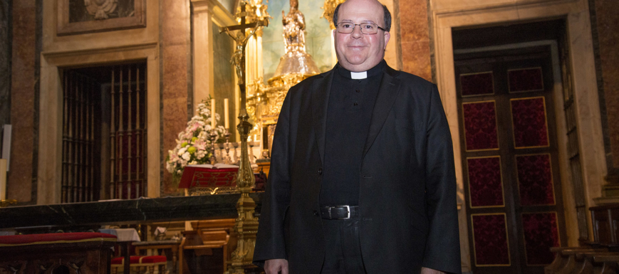 Juan Miguel Ferrer, deán de la Catedral de Toledo… al menos de momento. Foto: Rebeca Arango.