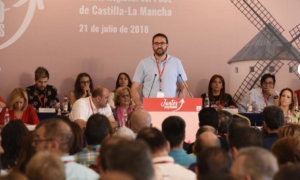Sergio Gutiérrez, en el Comité Regional del PSOE de hoy