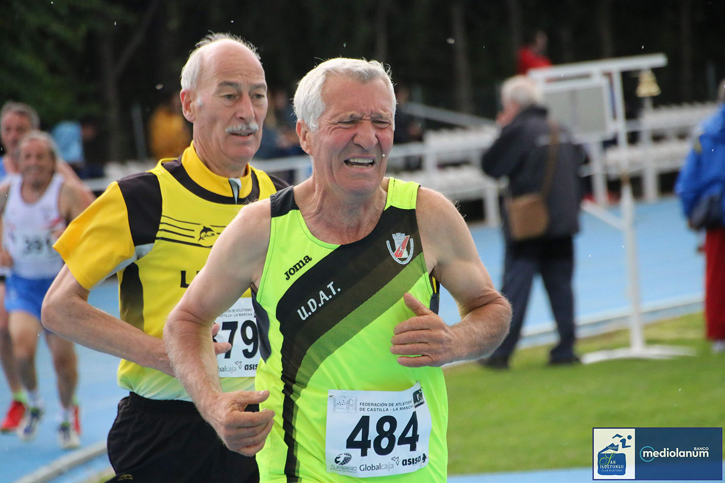 Mohedano (en primer término), en una carrera anterior