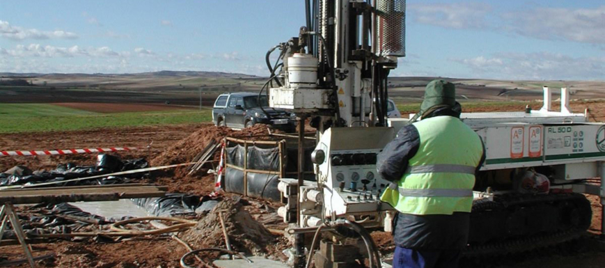 Imagen de los trabajos que se llegaron a realizar en Villar de Cañas en relación con el ATC.