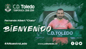 Chato ha dejado el CF Talavera para enrolarse en el CD Toledo.