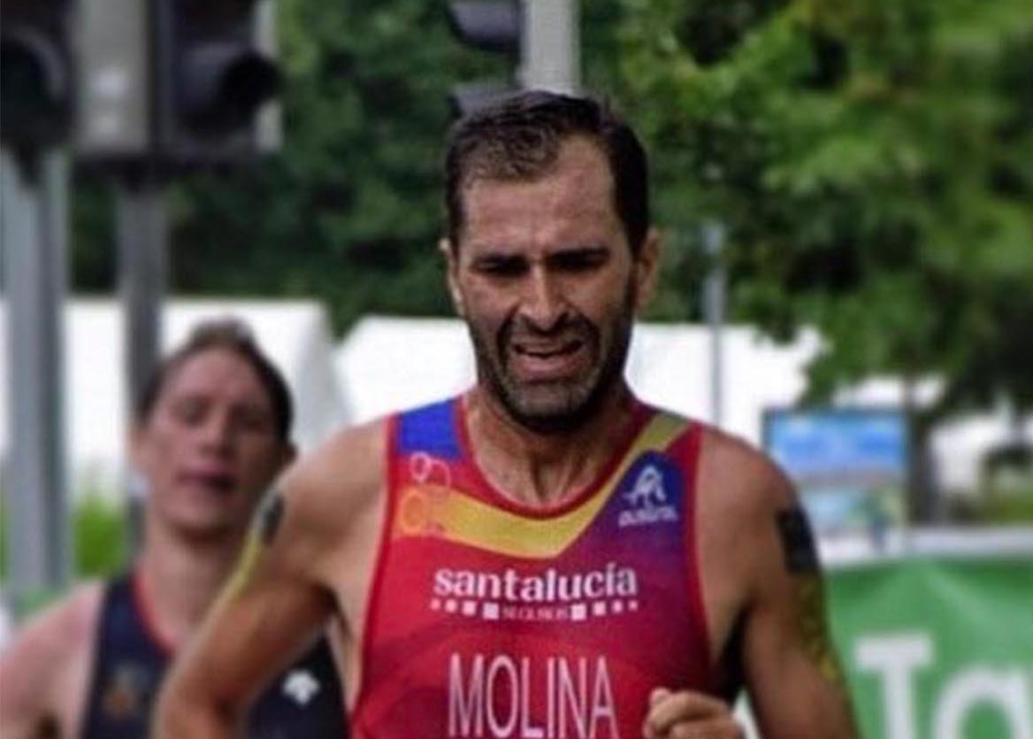 Daniel Molina, campeón de Europa de paratriatlón