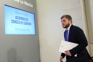 El portavoz del Gobierno de Castilla-La Mancha, Nacho Hernando.
