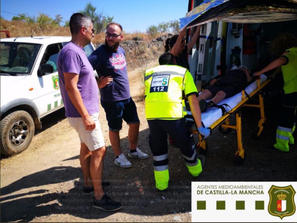 La mujer solo presentaba magulladuras