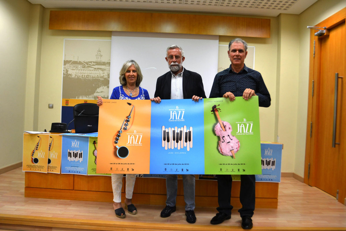 El alcalde de Talavera, Jaime Ramos, en la presentación del XVI Festival Internacional de Jazz.