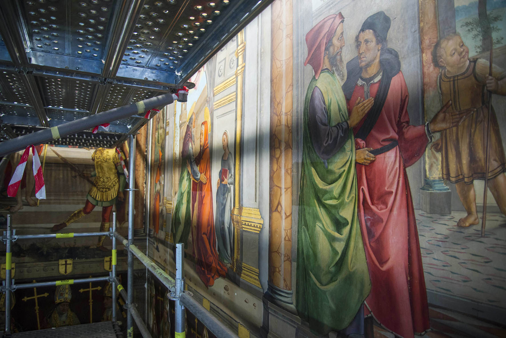 Restauración de la Sala Capitular de la Catedral de Toledo.