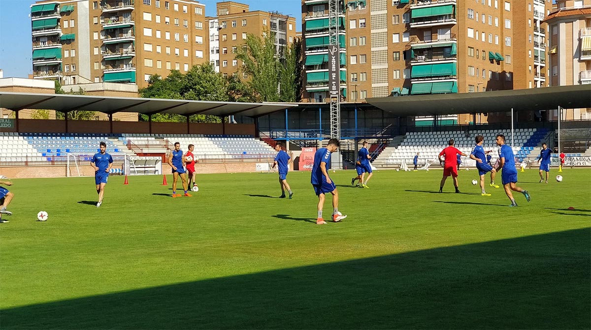 Segunda sesión de entrenamiento del Talavera