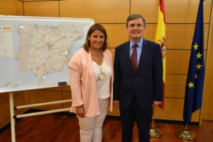 Agustina García y Pedro Saura.