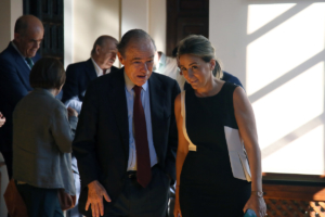 Encuentro entre Milagros Tolón y Gregorio Marañón.