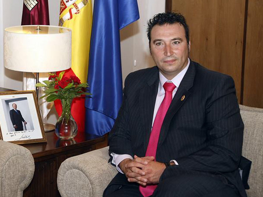Alberto Virseda, alcalde de Polán (Toledo).
