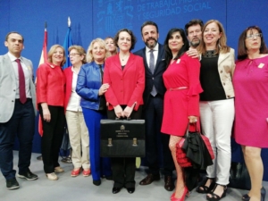 María Antonia Pérez León, en la toma de posesión de Magdalena Valerio