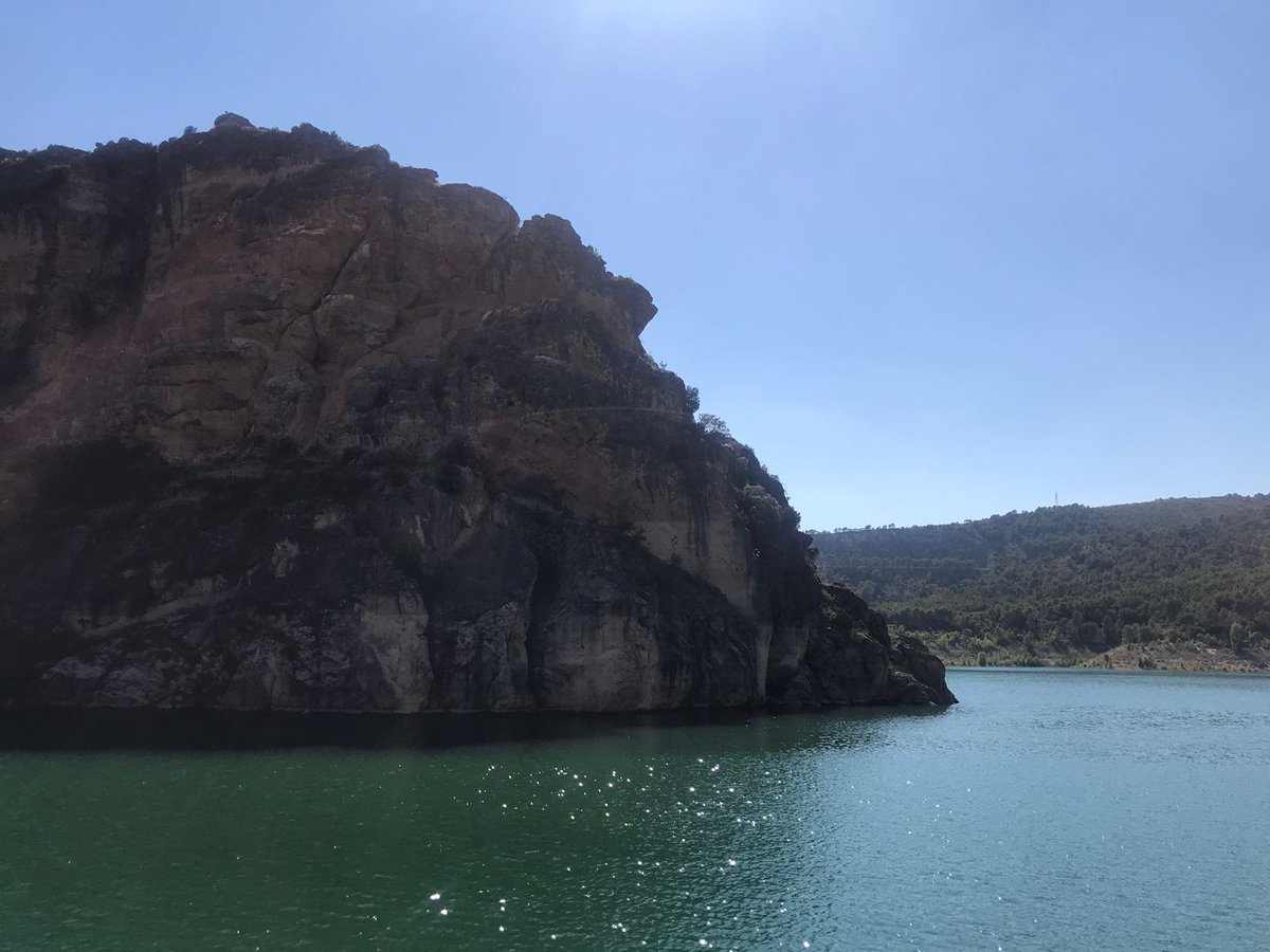 Embalse de Entrepeñas. Foto: @MunicipiosRiber. Entrepeñas y Buendía