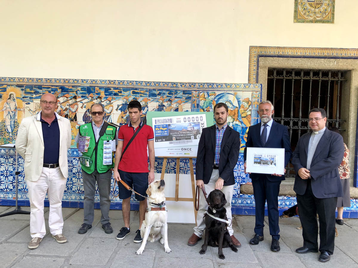 Presentación del cupón de la ONCE dedicado a la Basílica del Prado de Talavera.