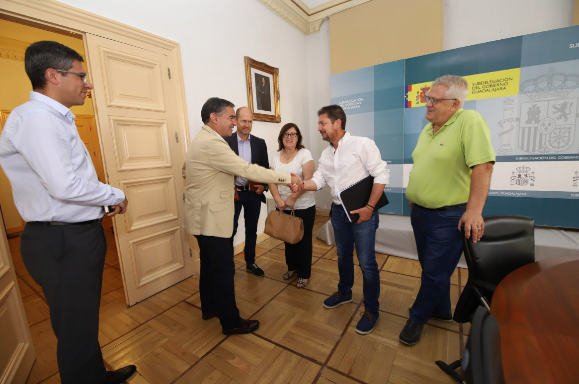 Encuentro entre el delegado del Gobierno de CLM y los alcaldes de los municipios ribereños.