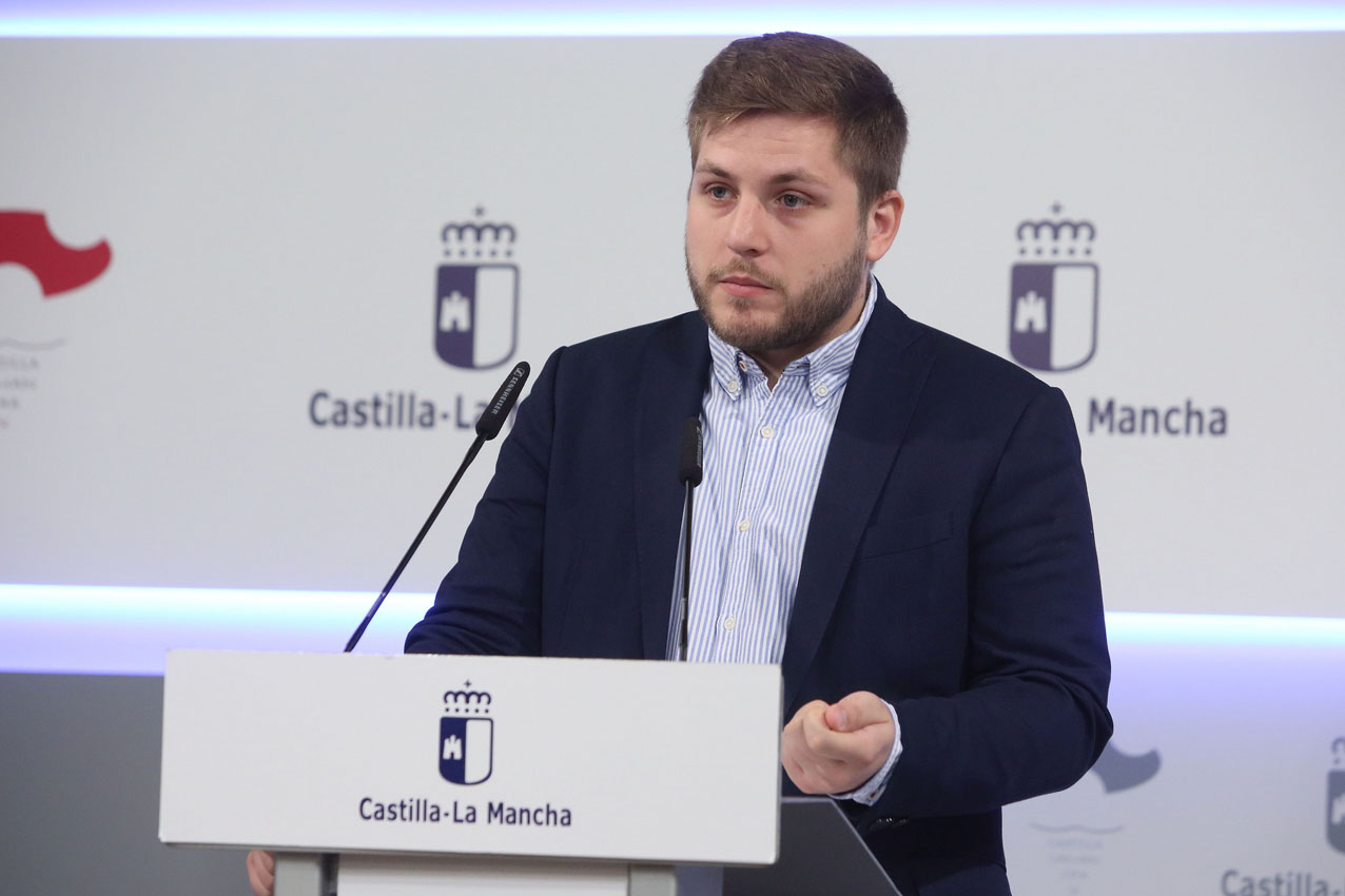 El portavoz del Gobierno de Castilla-La Mancha, Nacho Hernando. trasvase