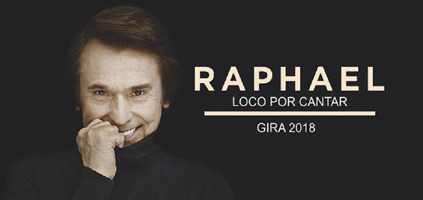Raphael cantará en Azuqueca el próximo 7 de septiembre.