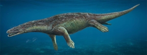 Este aspecto tenía el reptil que vivía en Guadalajara hace 230 millones de años