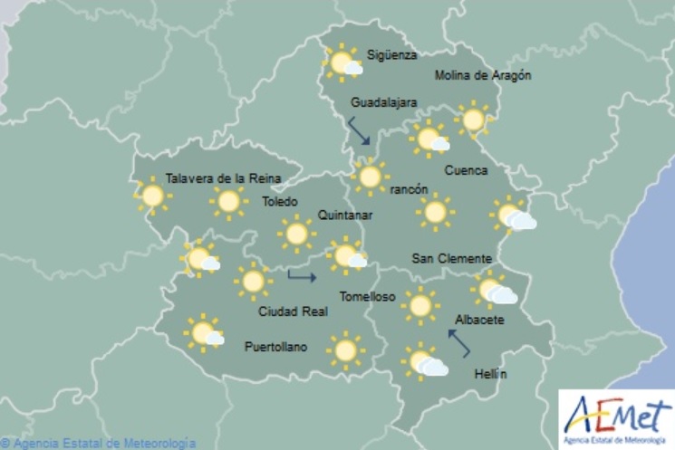 El tiempo para hoy, sábado 25.