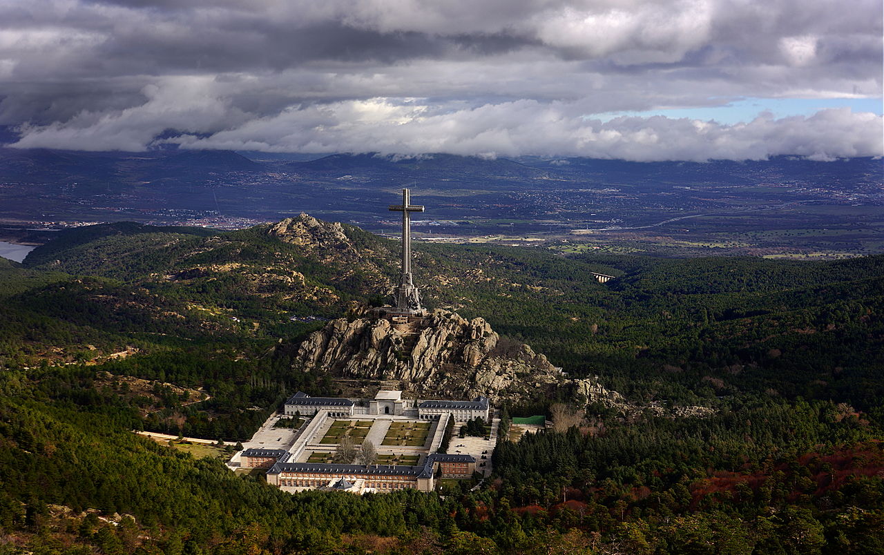 Imagen del Valle de los Caídos. Foto: Wikipedia. franco