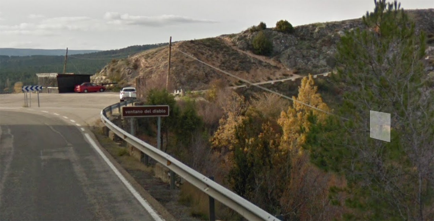 Ventano del Diablo, cerca de Villalba de la Sierra, en Cuenca.