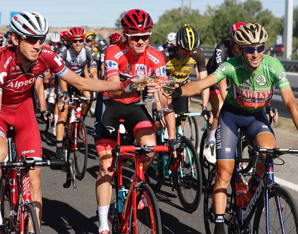 Detalle final de la Vuelta a España 2017