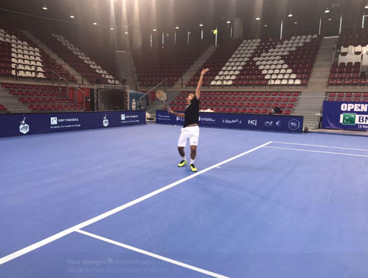 Nicolás Almagro, en una foto que no corresponde al torneo de Albacete