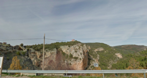 Zona del "Ventano del diablo", en foto de Google maps