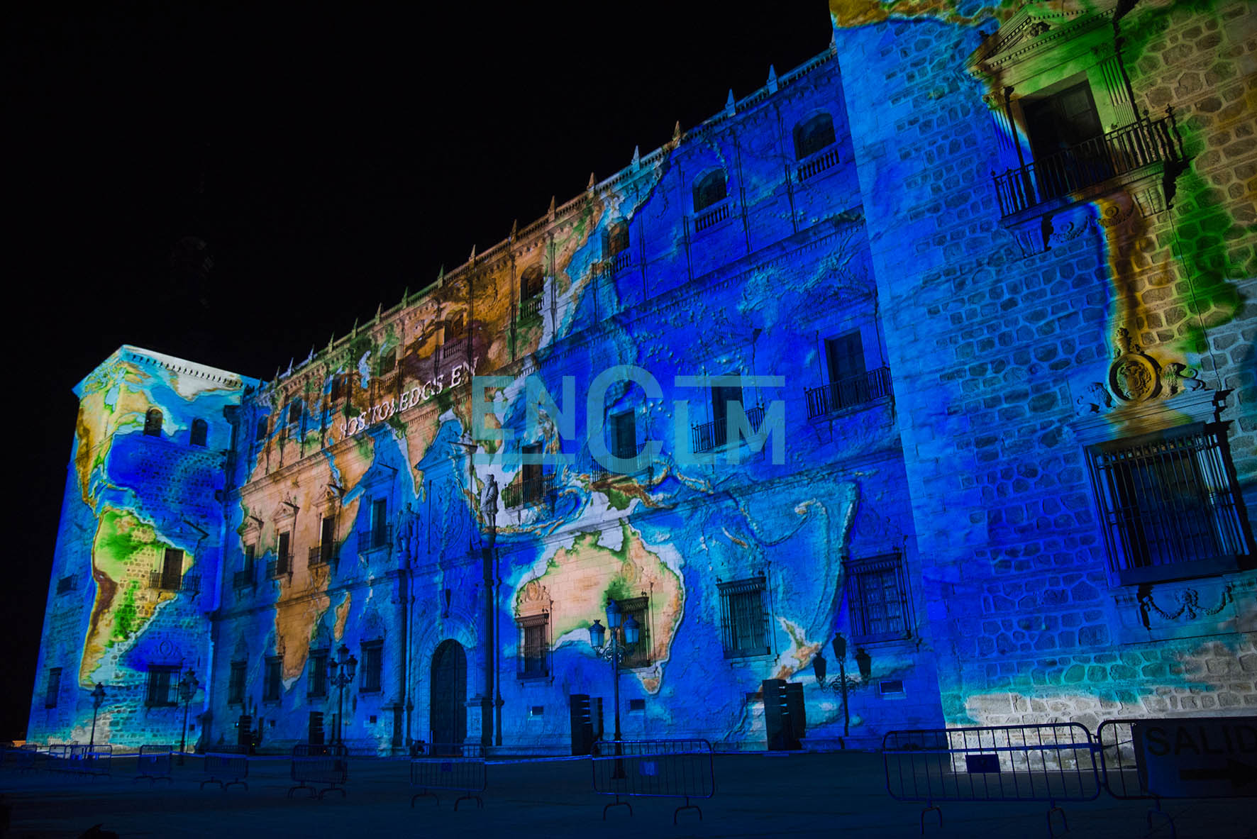 Luz Toledo se proyectará, como ya sucediera el año pasado, en la fachada norte del Alcázar.