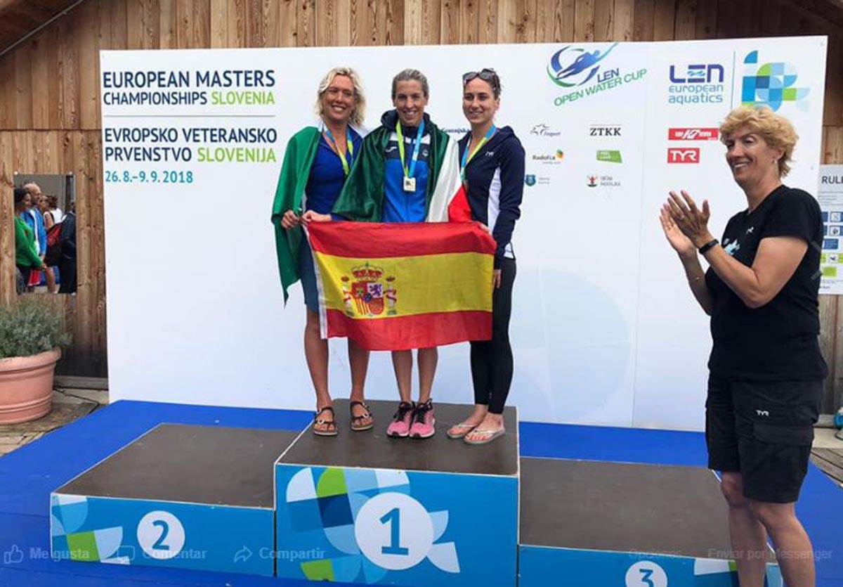 Rebeca, en lo más alto del podio europeo, en los 3.000