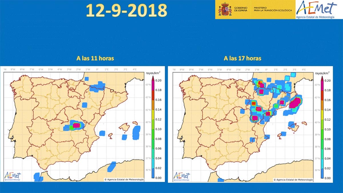 Previsión de la Aemet para hoy