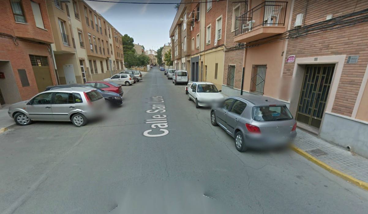 Calle San Luis de Almansa, donde se halló el cadáver de Antonio.