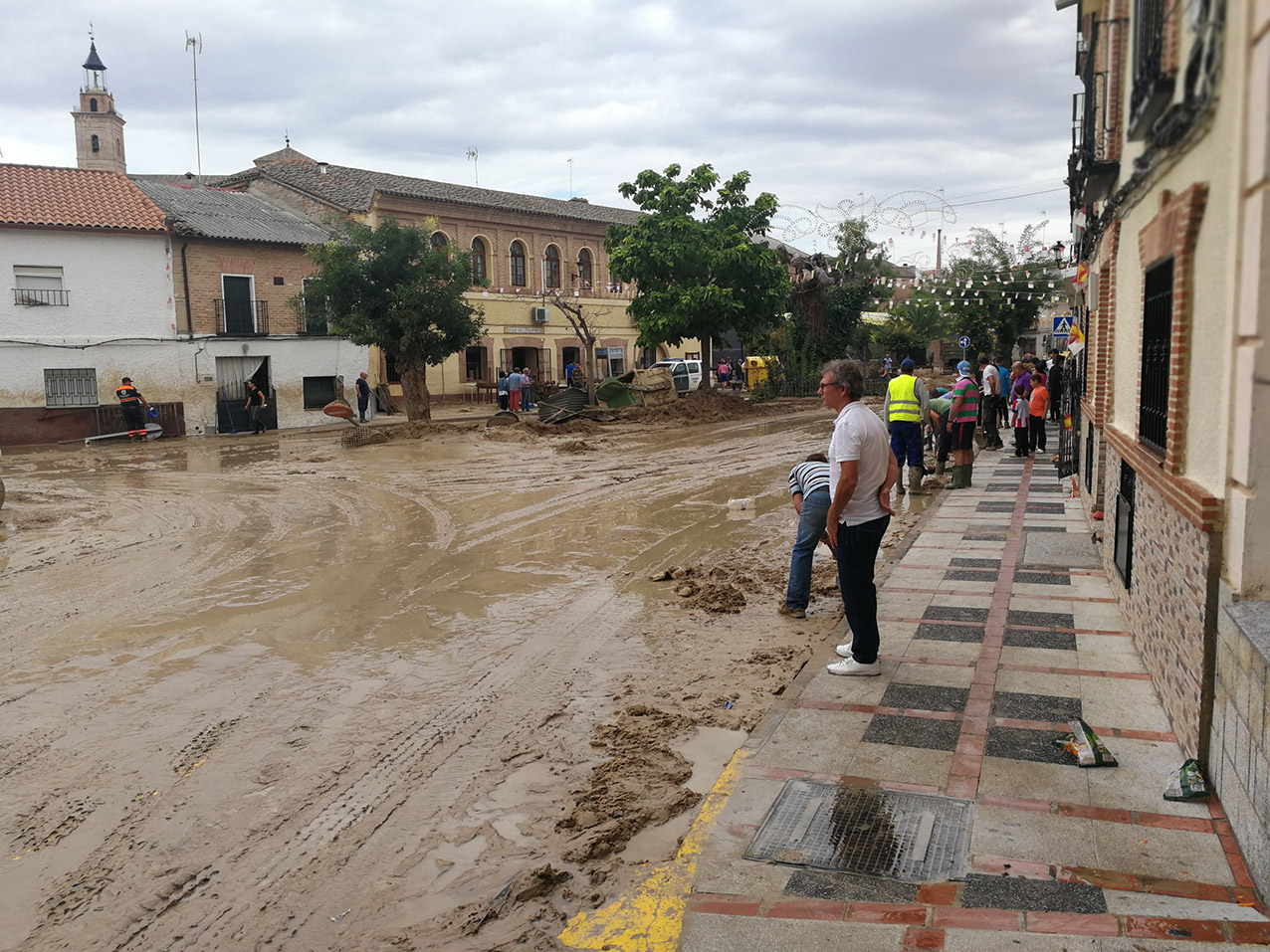 Cebolla un día después del desastre de 2018