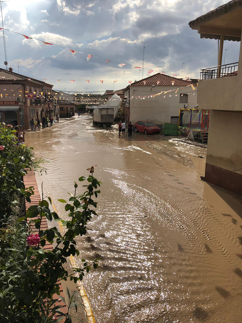 Imagen de Cebolla tras la riada. Meteocam