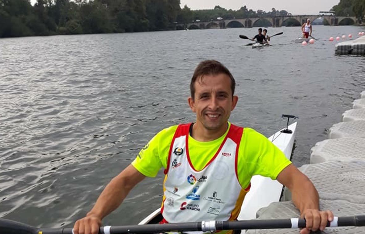 Galán, séptimo en la Copa del Mundo máster, en paracanoe