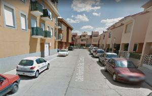 Imagen de la calle doctor Luis Francisco Sanz Flores de Molina de Aragón.