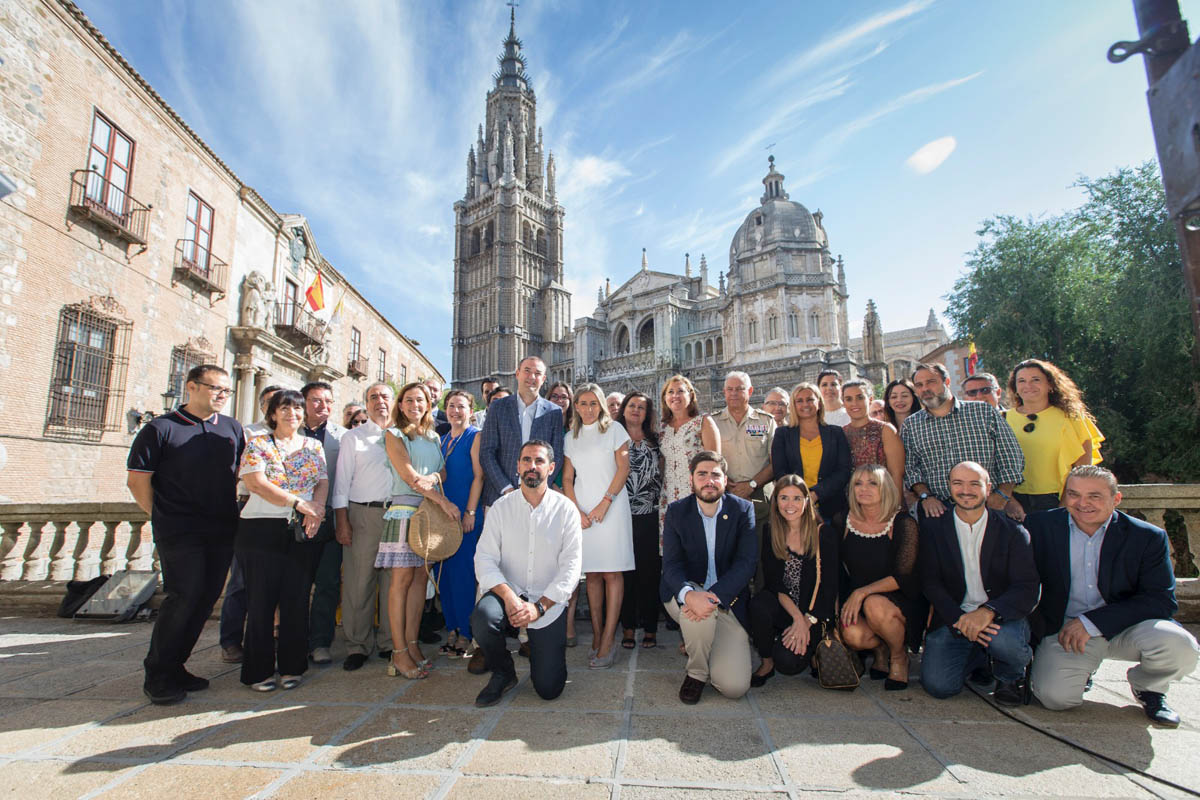 La presentación de la Noche del Patrimonio de Toledo ha contado con la asistencia de muchos de los colaboradores.