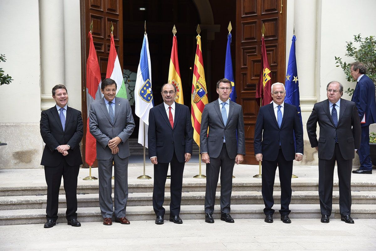 Encuentro de los presidentes de Galicia, Asturias, Aragón, Castilla y León, La Rioja y Castilla-La Mancha.