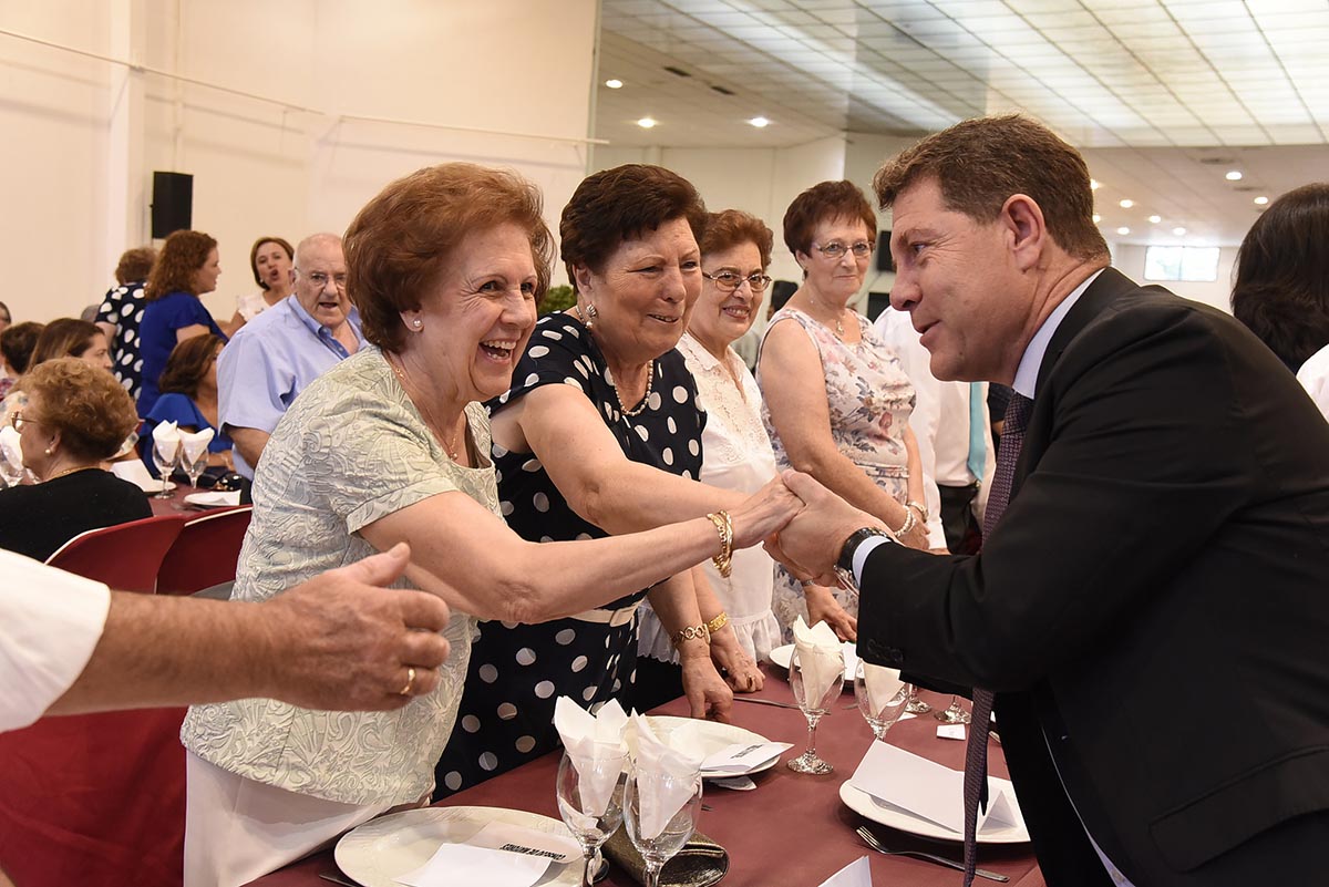 Page, en el Homenaje a los Mayores en Manzanares