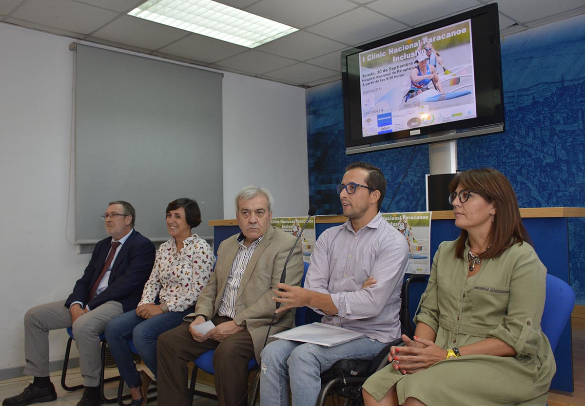 Acto de presentación del I Clinic Paracanoe Inclusivo de Toledo