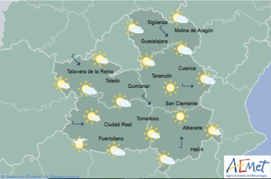 Previsiones de Aemet para hoy, domingo 30 de septiembre.