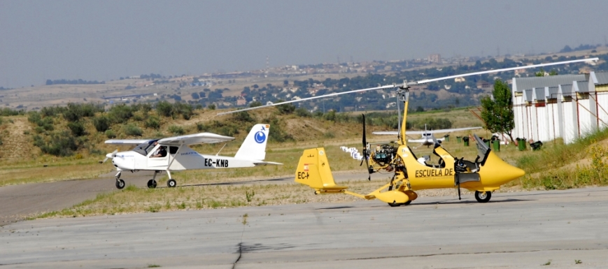 Imagen del aeródromo de Casarrubios del Monte (Toledo).