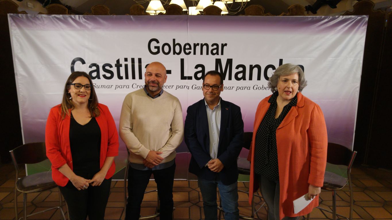 María Díaz, José García Molina, Juan Ramón Crespo e Isabel Álvarez.