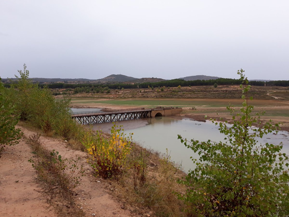 El puente de Alcocer en octubre de 2018. Entrepeñas y buendía