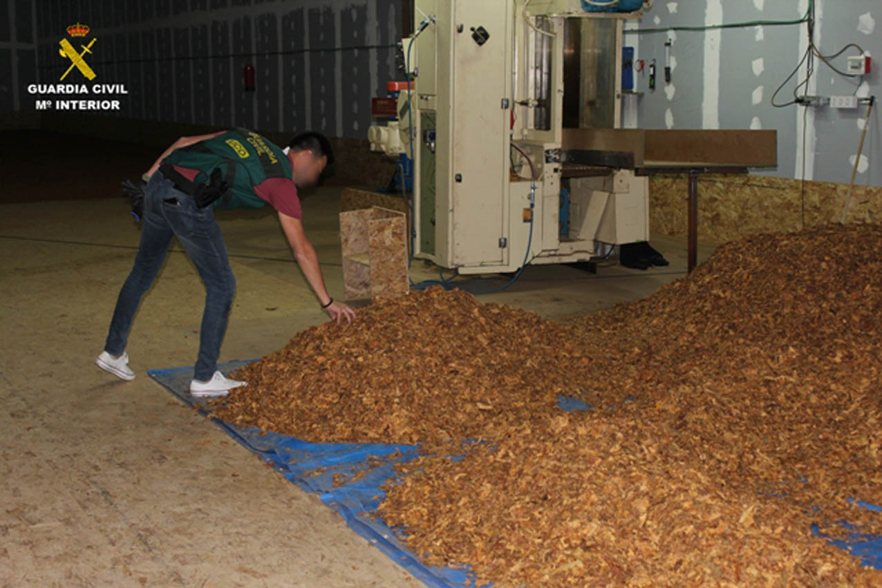 La mayor operación contra el tabaco falsificado. Seseña